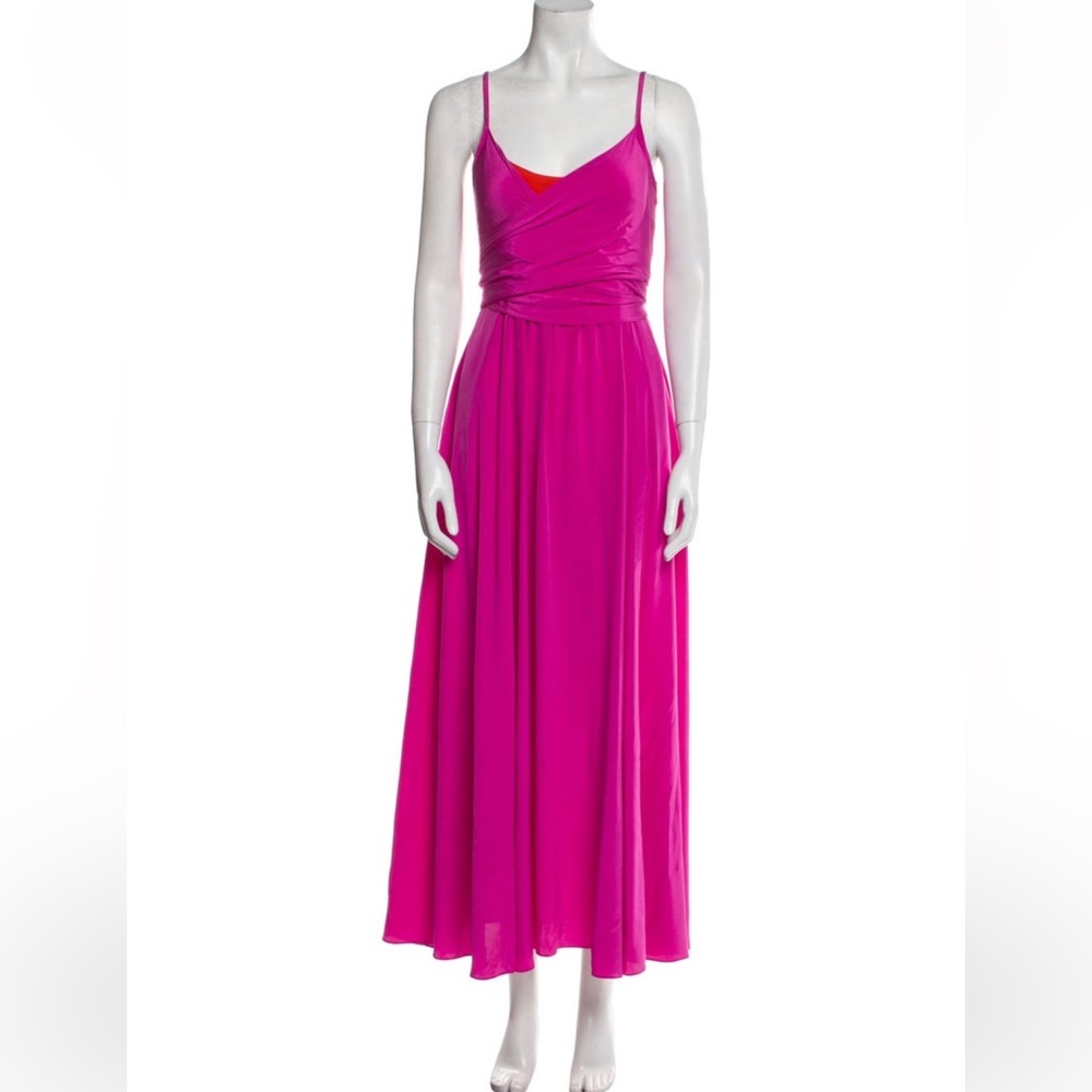 DVF v neck midi dress USA small